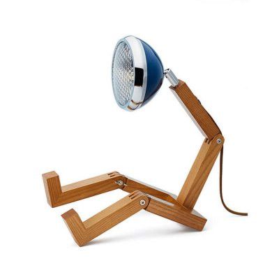 Mr. Wattson Bordslampa Blå Cobra Blue