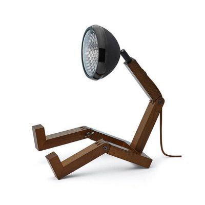 Mr. Wattson Bordslampa Rökt ask Matt Svart