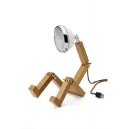 Mr. Wattson Mini Bordslampa Vit Vintage White