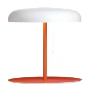 Mushroom Bordslampa, Vit/Rönnbär