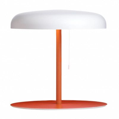 Mushroom Bordslampa, Vit/Rönnbär