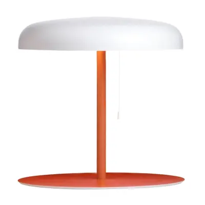 Mushroom Bordslampa, Vit/Rönnbär