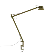 Muuto Dedicate L2 bordslampa med klämma Brown Green