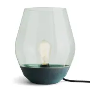 New Works - Bowl bordslampa, koppar/rökgrå, höjd 30 cm