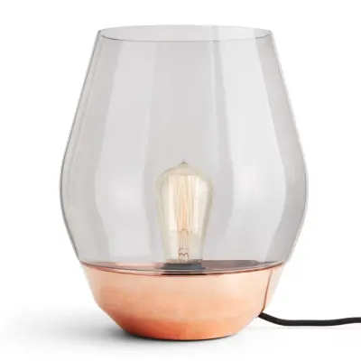 New Works - Bowl Bordslampa Raw Copper
