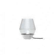 New Works - Bowl Bordslampa Stainless Steel/Smoked