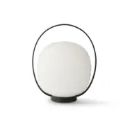 New Works - Lantern Portable Bordslampa Svart/Opal Vit