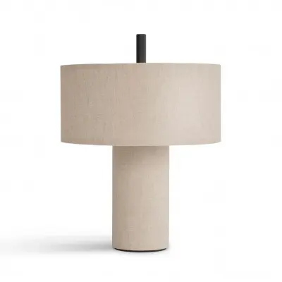 New Works - Margin Portable Bordslampa Beige Canvas