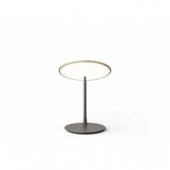 NINE - Disc Bordslampa Brushed Brass/Black