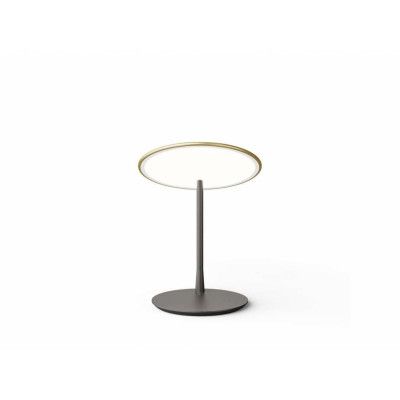 NINE - Disc Bordslampa Brushed Brass/Black