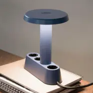 NOMAD LAMP 01 bordslampa, blå, 19 cm – Forming Function NOMAD COLLECTION - Vardagsrum - Design - Aluminium - Med en ljuskälla