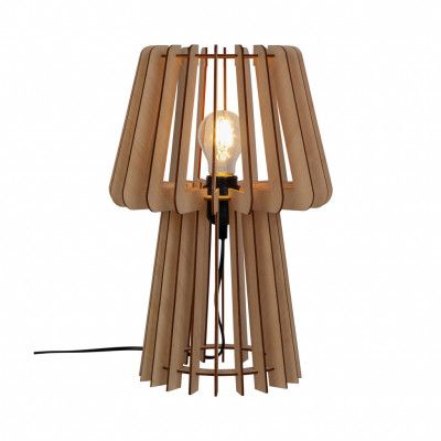 NORDLUX Groa bordslampa - naturligt trä