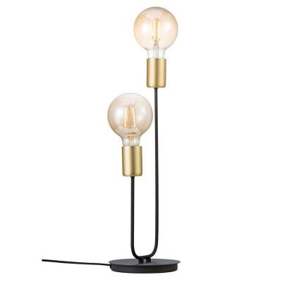 Nordlux - Josefine Bordslampa Black/Brass
