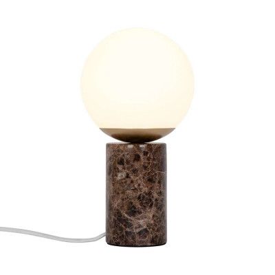 Nordlux - Lilly Bordslampa Brown/Marble
