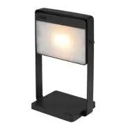 Nordlux - Saulio Solar bärbar bordslampa  IP44 svart –