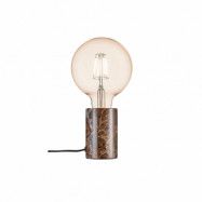 NORDLUX Siv Marmor bordslampa - brun marmor