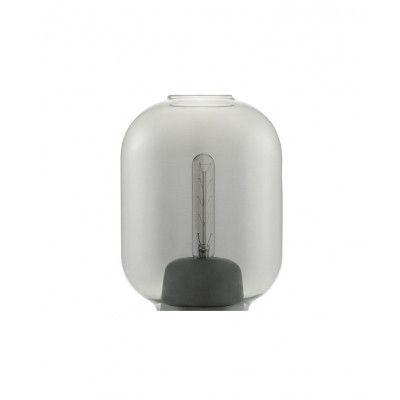 Normann Copenhagen - Amp Glas t/Bordslampa Rök