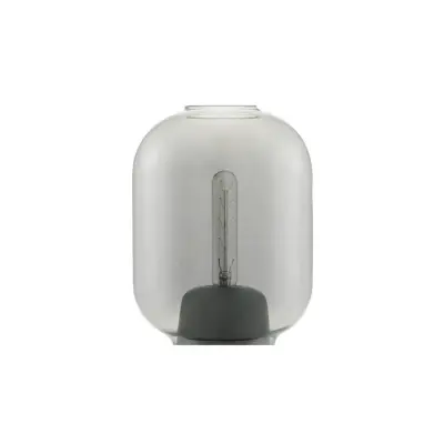 Normann Copenhagen - Amp Glas t/Bordslampa Rök