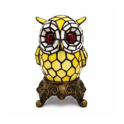 Norrsken Design Uggla bordslampa Gul