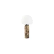 Northern - Kin Bordslampa H40 Brown Marble