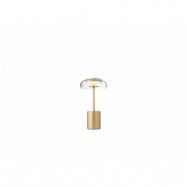 Nuura - Blossi Portable Bordslampa Mini Nordic Gold/Clear