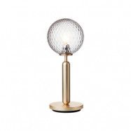 Nuura - Miira Bordslampa Brass/Optic Clear