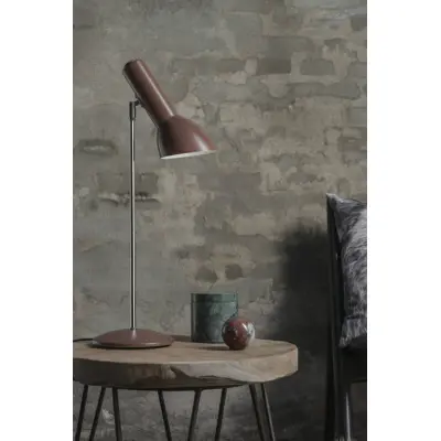 Oblique Bordslampa Tegelröd CPH Lighting - Vardagsrum - Aluminium