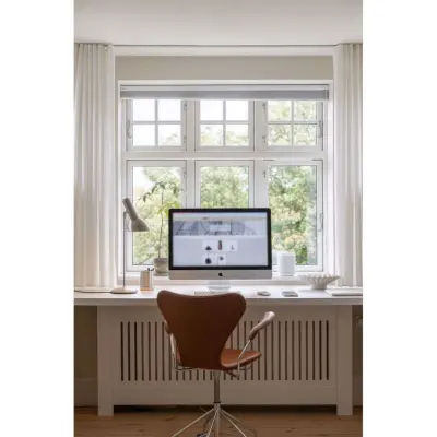 Oblique Bordslampa Tegelröd/Mässing CPH Lighting - Vardagsrum - Aluminium