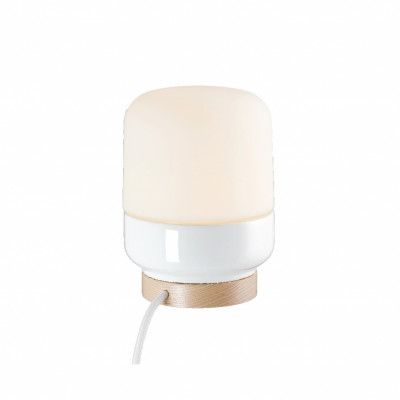 Ohm bordslampa 140/190, vit matt opal