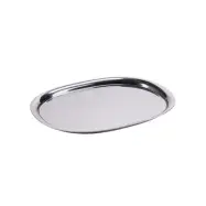 Piet Hein - Superellipse bricka, 18 cm x 25 cm, stål –