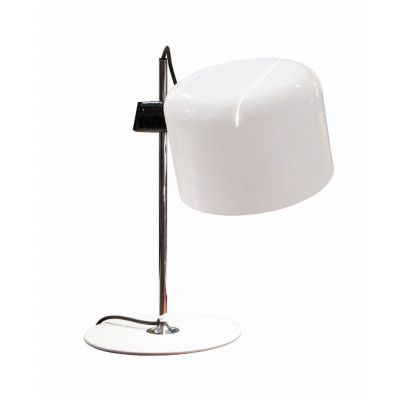 Oluce - Coupe Bordslampa Vit
