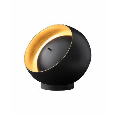 Oluce - Eva Bordslampa Ø25 Svart/Guld