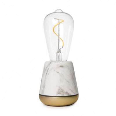 One Table Light Smart White Marble