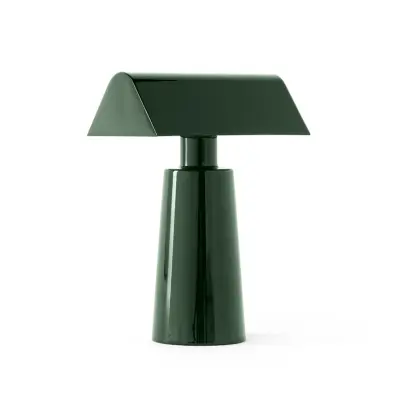 &Tradition - Caret MF1 batteridriven bordslampa, skogsgrön, IP44