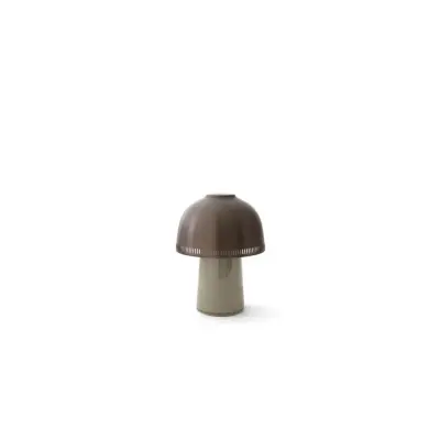 &Tradition - Raku SH8 batteridriven lampa Beige Grey/Bronzed