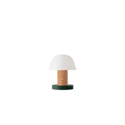 &Tradition - Setago JH27 Portable Bordslampa Nude/Forest