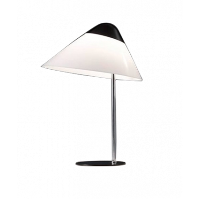 Opala Midi Bordslampa m/Dimmer Vit&Krom - Pandul