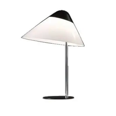 Opala Midi Bordslampa m/Dimmer Vit&Krom - Pandul