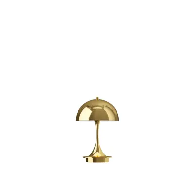 Panthella 160 Portabel bordslampa Brass
