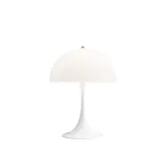 Panthella Bordslampa, Vit opal