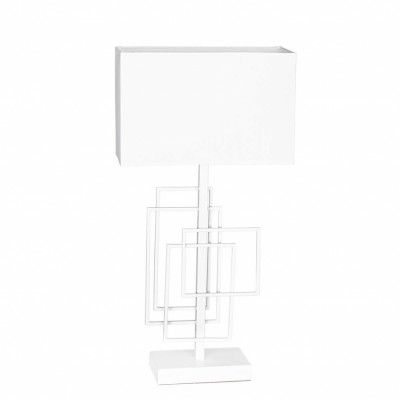 Paragon bordslampa, mattvit/vit 52cm