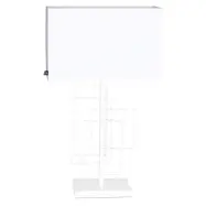 Paragon bordslampa, mattvit/vit 69cm