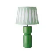Paris Table Lamp , Green/ Light Mint Elipse