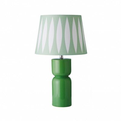 Paris Table Lamp , Green/ Light Mint Elipse
