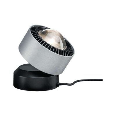 Paulmann - Aldan bordslampa Dim. Svart/borstad aluminium