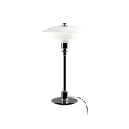 PH 2/1 bordslampa, krom/opal 35,5cm