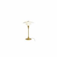 PH 3-2 bordslampa, mässing/opal 47,2cm