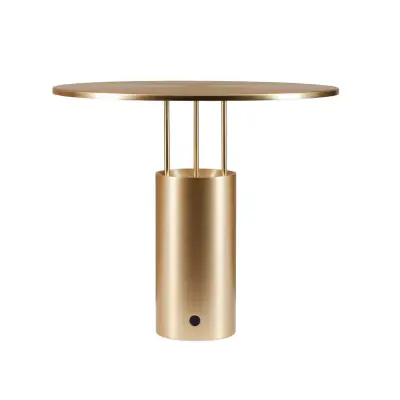 Piet Hein - Tempel280 LED-bordslampa, mässing, höjd 24,5 cm –