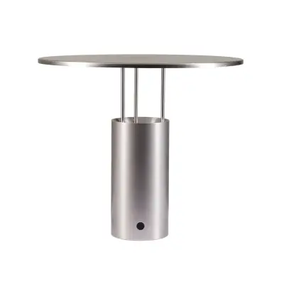 Piet Hein - Tempel280 LED-bordslampa, silver, höjd 24,5 cm