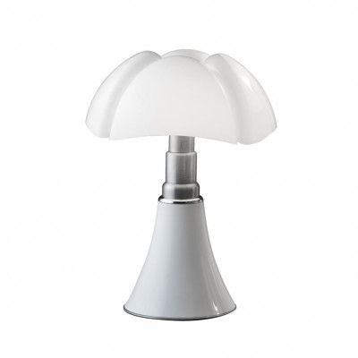 Pipistrello bordslampa, vit